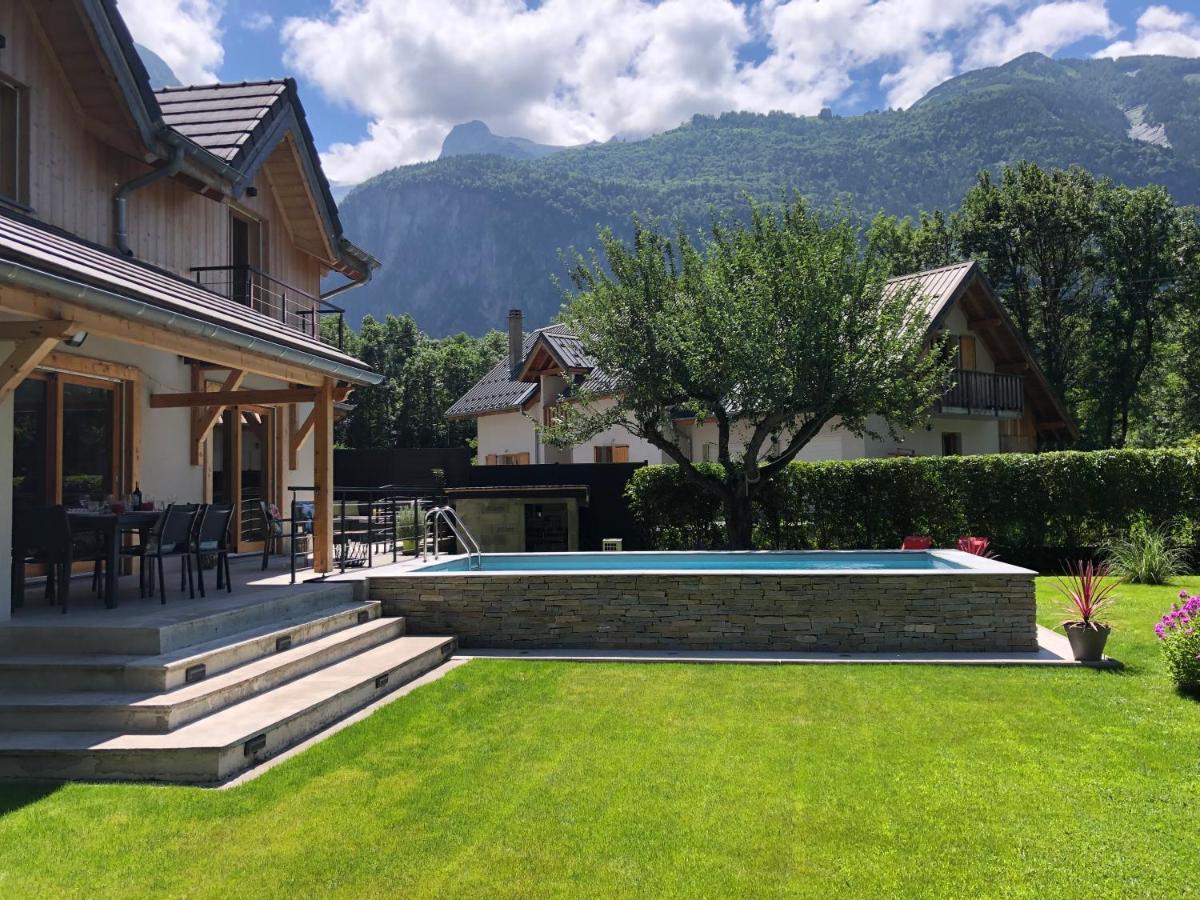 Chalet Barbara With Swimming Pool In The Heart Of Oisans Le Bourg-d'Oisans Exterior photo